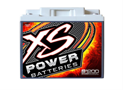 XS Power S1200 12V 1500W/3000W Range AGM S-Series Battery, Max 2600Amps