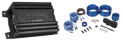 HCM-400.4D 400w 4-Channel Car Amplifier Class D Compact Amp + Wire Kit