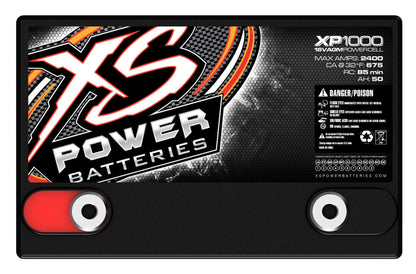XS Power XP1000 2400W 16V Power Cell Car Battery Power System+Power/Ground Wires