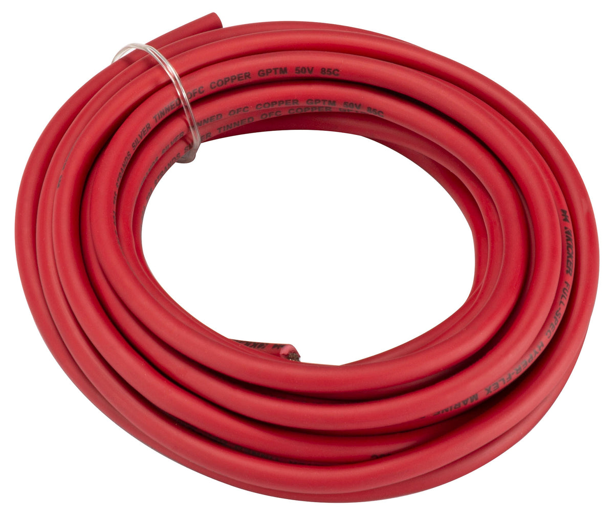 KICKER 47KMWPR820 20 ft. 8 AWG Marine Power Wire in Red KMWPR820