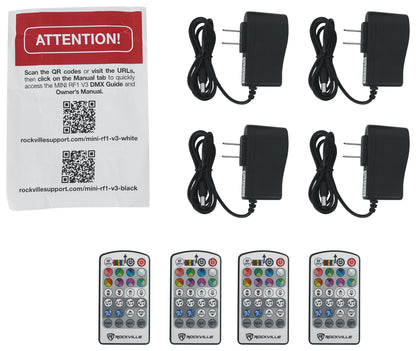 4 PACK MINI RF1 V3 WHITE