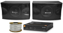 CSA 2120 Amplifier + (2) 8" KPS80 Wall Speakers + 100ft Speaker Wire