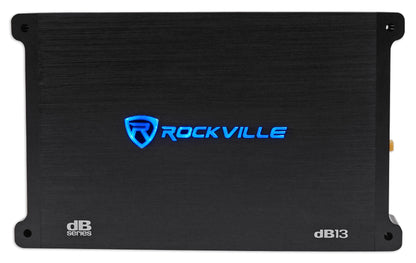 48CWRT82 Shallow 8-Inch Subwoofers, 750W Mono Amplifier & 4-Gauge Wiring Kit
