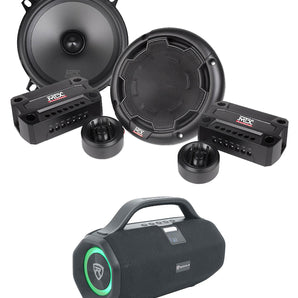 Pair MTX THUNDER51 5.25 inch 360 Watt Car Audio Component Speakers and Home Speakers