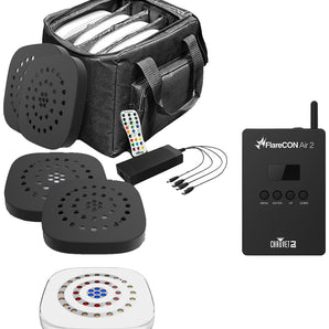 Chauvet Freedom Centerpiece 4) Wireless Floral Up-lights+FlareCON Wi-Fi Receiver