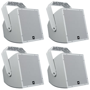 (4) JBL AWC129 12" 200w Indoor/Outdoor 70V Surface Mount Commercial Speakers