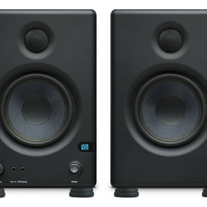 (2) Presonus Eris E4.5 4.5" Powered Studio Monitors Speakers+Isolation Feet Pads