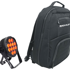 Chauvet DJ SlimPar Pro H USB D-Fi RGBAW+UV LED Par Can Wash Up-Light + Backpack