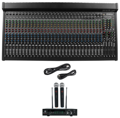 3204VLZ4 32-Channel FX Mixer & RWM71U Dual Wireless Mic System
