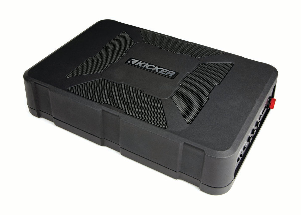 Kicker 51HS8 8" Hideaway Under-Seat Powered Car Audio Subwoofer Compact Sub HS8