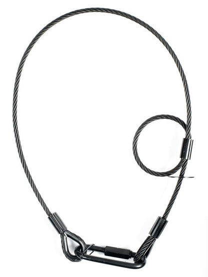 Accu-Cable SC6B 31.5" Inch Black Safety Cable Up to 155 lbs.