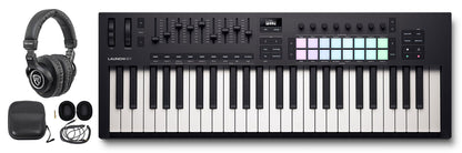 Launchkey 49 MK4 Keyboard Controller + PRO-M50 Studio Headphones
