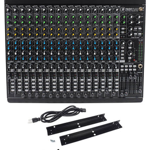 Mackie 1604VLZ4 16-Channel Compact Analog Mixer w/ 16 ONYX Preamps+Snake Cable