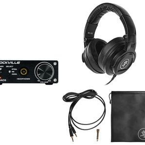 Mackie MC-250 Studio Monitoring Headphones+DAC Headphone Amplifier Amp