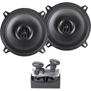 Pair MTX THUNDER52 5.25" 180w Car Audio Speakers+Free TRuRock Wireless Earbuds