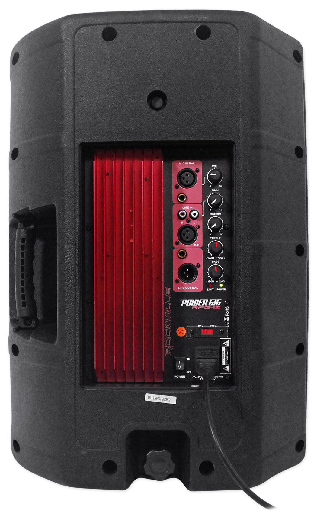 RPG12 12" Powered Active 800 Watt 2-Way DJ PA Speaker+Slip Cover