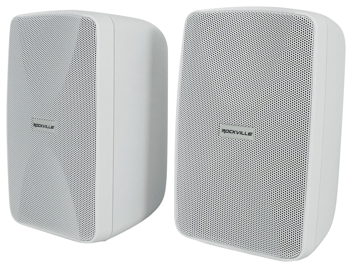 CSA 140Z Commercial 70V Amplifier + (2) White 4" Wall Mount Swivel Speakers