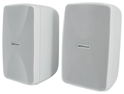 CSA 140Z Commercial 70V Amplifier + (2) White 4" Wall Mount Swivel Speakers