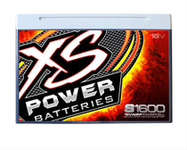 XS Power S1600 16V Lightweight AGM Battery with 3/8" Stud Terminal, Max 2000Amps