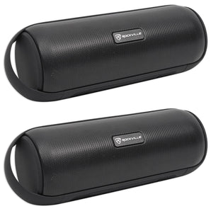 2 Rockville RPB25 40w Portable/Outdoor Bluetooth Speakers w/USB+Wireless Linking