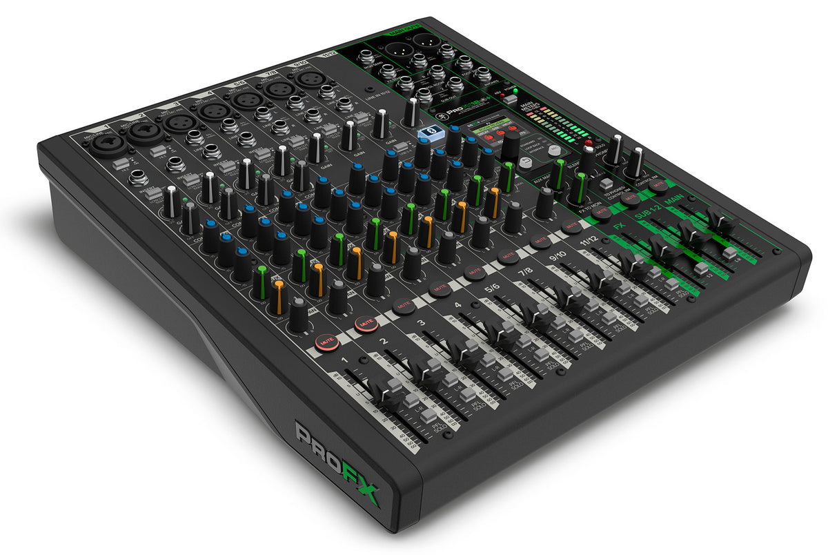 ProFX12v3+ 12-Channel Pro Effects Mixer w/USB + Power Strip