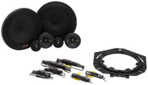 2) Kicker 51KSS365 6.5" + 2.75" 3-Way Car Audio Component Speakers w/1" Tweeters