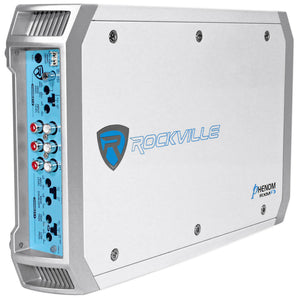 Rockville RXM-F3 1600w Peak/800 Watt RMS Marine/Boat 4 Channel Amplifier Amp