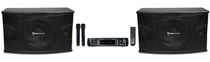 RPA70WBT Bluetooth Karaoke Amplifier/Mixer+(2) Mics+(2) 10 Inch Speakers