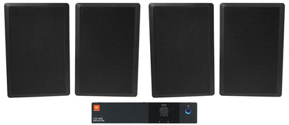 CSA140Z 70V Amplifier + (4) RockSlim 70B Black Wall Speakers