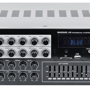 Rockville SingMix 45 1000w Powered Karaoke Mixer Amplifier w/Bluetooth/USB/Echo