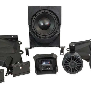 MB QUART (4) Speakers+Sub+Amps+Radio For Select 2017-2020 Can-Am Maverick X3