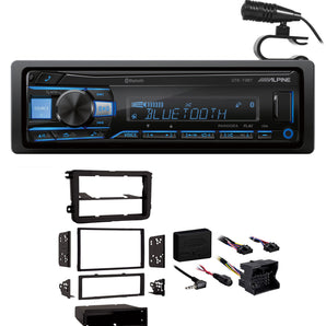 Alpine Digital Media Bluetooth Stereo Receiver For 2016 Volkswagen Jetta VW