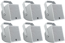 (6) AWC129 12" 200W Indoor/Outdoor 70V Surface Mount Commercial Speakers