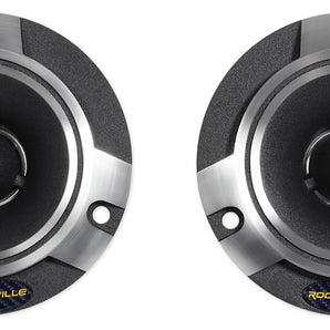 Pair Rockville RT5 2" Aluminum Car/Pro Tweeters w/Titanium Diaphragm+Kapton VC