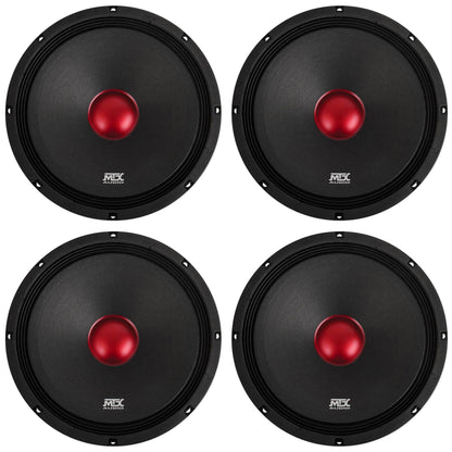 4 MTX Thunder RTX128 12" Mid-Bass/Midrange Car/Pro Audio Speakers
