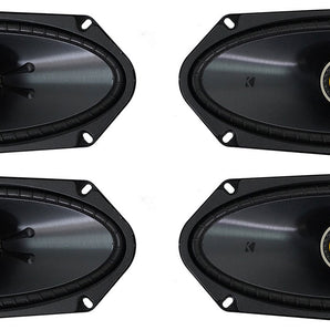 (4) KICKER 50CSC4104 225 Watt 4x10" 2-Way Car Audio Speakers 4-Ohm CSC4104