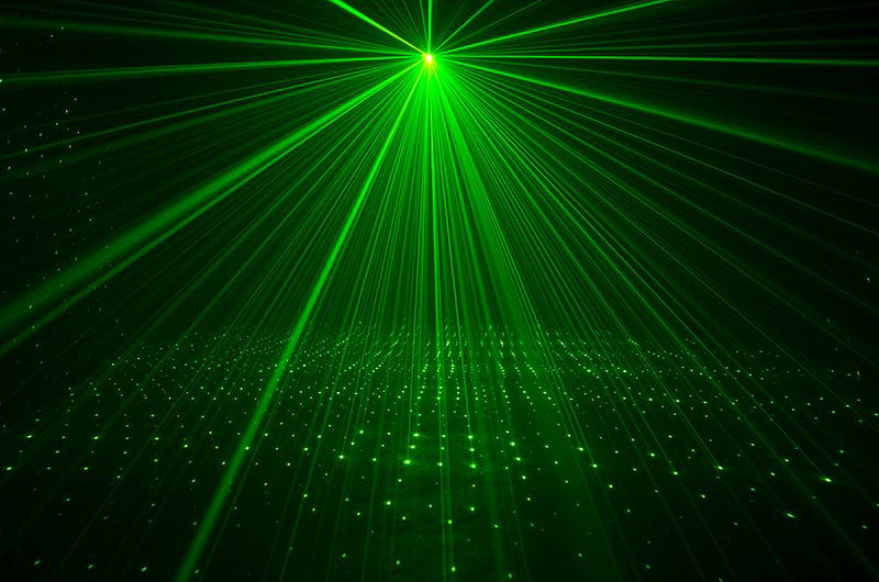 Eliminator Lighting ADJ Micro Galaxian Three Green/Red Laser Beam Light+Remote