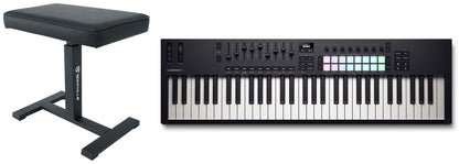 Launchkey 61 MK4 Keyboard Controller + AIR-BENCH Keyboard Bench