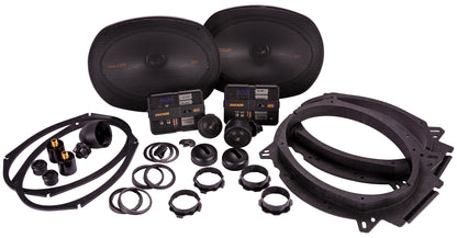 Pair Kicker 51KSS6904 6X9" Car Audio Component Speakers w/1" Tweeters