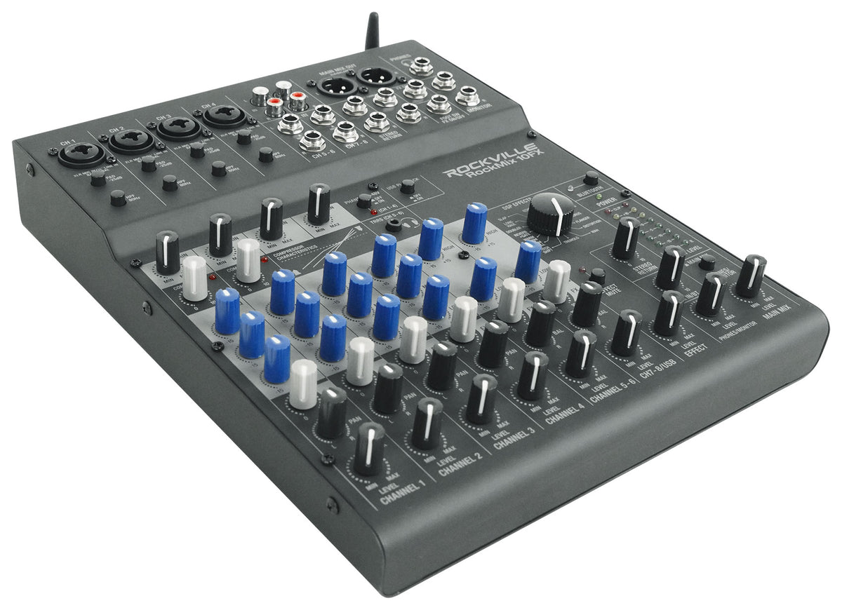 Titan Column 12 2-Pack + RockMix 10FX Mixer Bundle