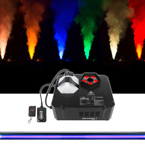 Chauvet DJ GEYSER P5 DMX Fog Machine Fogger, RGBA+UV LED+48" Black Light Strip