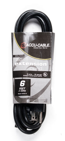 American DJ ADJ ECIEC-6 6 Foot 16 Gauge Female IEC To Edison Power Cable