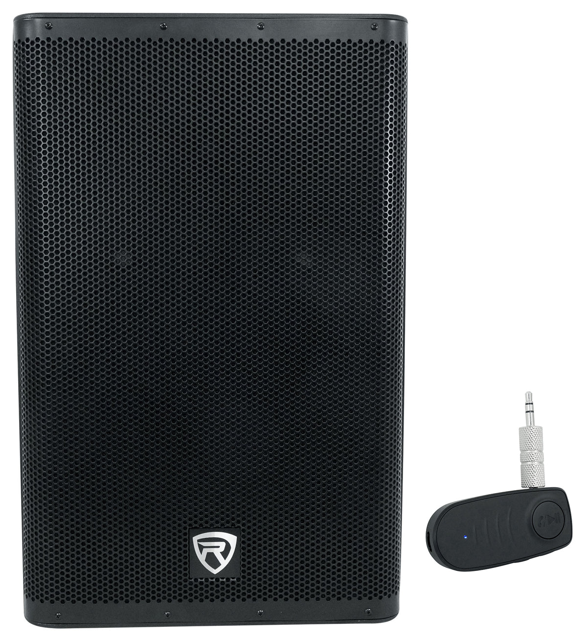 DX15 15" Powered PA Speaker + Bluetooth Audio Adapter Bundle