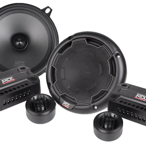 Pair MTX THUNDER51 5.25" 360w Car Audio Component Speakers/Multi-Mount Tweeters