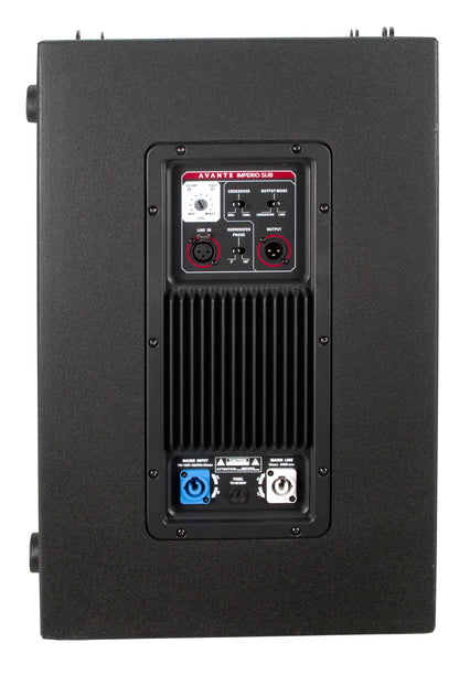 Imperio SUB210 Dual 10" 700W RMS Powered DJ PA Subwoofer w/ Mic + Stand