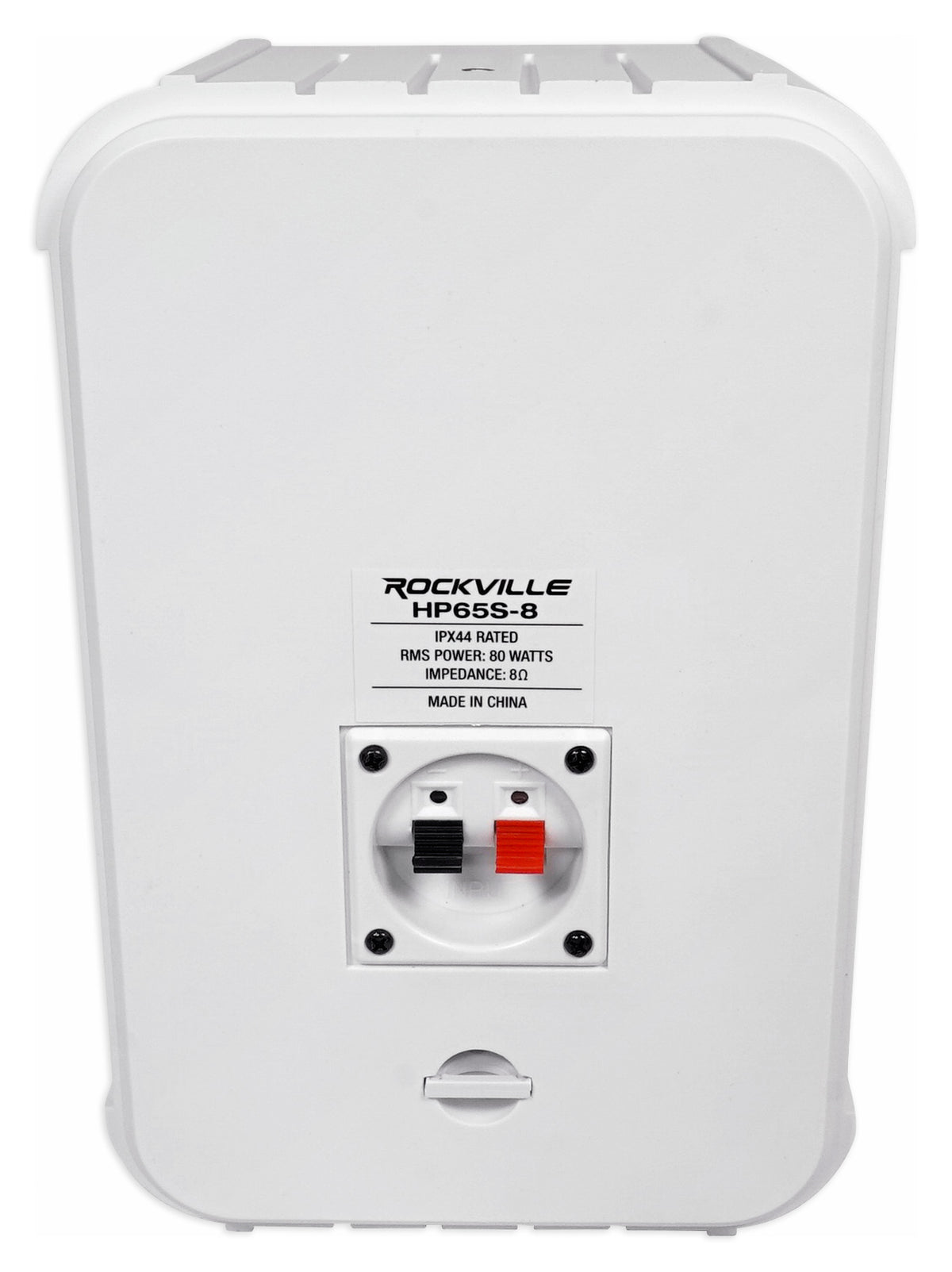 Rock Zone 8 Ch. Receiver+(16) White 6.5" Wall Speakers For Restaurant