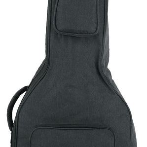 Rockville AGB45-BK Padded Acoustic Guitar Gig Bag with Neck Pad + Secure Strap