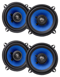 (4) HCC525CX 5.25" 80 Watt 2-Way Coaxial Car Audio Speakers