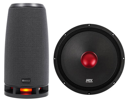 Thunder RTX128 12" Mid-Bass Speaker + RockShip Bluetooth Speaker