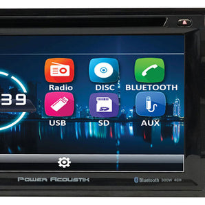 Power Acoustik PD-625B 6.2" Car Monitor DVD Receiver w/Bluetooth+Backup Camera